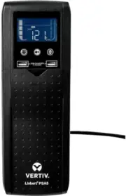 Vertiv PSA5 UPS - 1500VA 900W 120V Line Interactive AVR Tower UPS, 10 Outlets,
