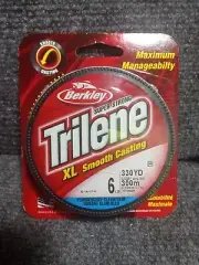 Clear Mono Berkley Trilene XL Smooth Casting 6lb. Line 330 yds Low-Memory