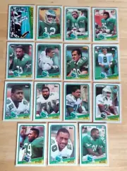 1988 Topps Philadelphia Eagles 15 card Team Set Cunningham Reggie White Brown RC