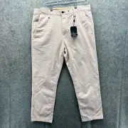Rag & Bone Pants Men 36 Peach Pastel Pink Dusty Rose Chino Flat Front Classic