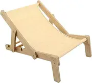 Generic Cat Hammock Bed Cat Lounge Chair Sturdy, Wear Resistant, Wooden Cats Sleeping Bed for Small Dogs Kitten Small Animal Rabbit