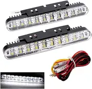 2PCS Daytime Running Light, Car 30 LED DRL Daylight Lamp with Turn Light, Driving Light