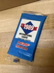 Syracuse Chiefs 1989 ProCards Minor League Team Set 27 cards Sealed in Bag