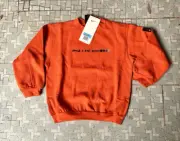 NWT Vintage 90s Nike Kids Jumper Size M Orange Script Spell Out Rare Deadstock