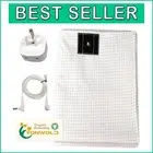 Eco-Friendly 10% Silver King Bed Therapy Sheet - Complete with Grounding Adapter