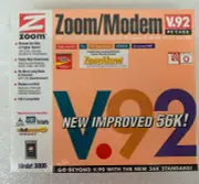 ZOOM 56k V.92 PCMCIA Fax Modem Card BRAND NEW