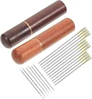 1 Set Compact Sewing Needle with Storage Box Eye Needles for Hand Sewing Convenient for Fabrics for Home Use Beginners and Craft Projects