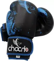 Boxing Gloves for Kickboxing Punching Bag Sparring Glove Rex Leather Blue