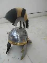 Roman Centurion Armor Helmet 18G Steel Spartan Knight Wearable Halloween Item