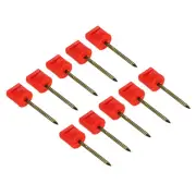 Archery Target Pins, 16 Pack Manganese Steel Alloy Nails Target Pin Fixed, Red