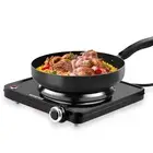 Hot Plate, 1500W Portable Electric Stove, Single Electirc Cooktop,Portable Bu...