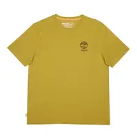 在飛比找ETMall東森購物網優惠-任-Timberland 男款芥黃色背面印花有機棉短袖T恤A