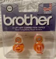 Brother 3010 Two Spool Lift-off Correction Tape 2 Pack BRT3010 tapes printer