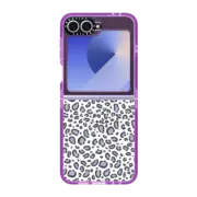 Galaxy Z Flip6 Impact Case Cheetah iphone6 pastel lavender animal print