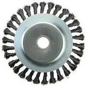 6/8" Weed Brush Steel Wire Trimmer Wheel Garden Lawnmower Head Tool Grass Cutter