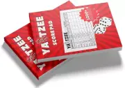 Score Pads for Yahtzee with Tear off Pages: 6X9, 100 Sturdy Score Sheets, Large