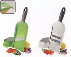 Adjustable Mandolin Vegetable/Fruit Slicer Julienne Cutter Chopper + Guard