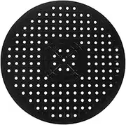 DECHOUS Sink Splash Guard Mat Kitchen Sink Dish Drainer Rack 1pc Round Black Drying Mat