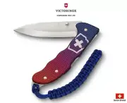 Victorinox Swiss Army Knife 136mm Evoke Alox Thumb Stud With Clip 0.9415.D221