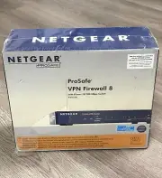 Netgear FVS318 ProSafe VPN Firewall 8 Port 10/100 Mbps Switch New Sealed