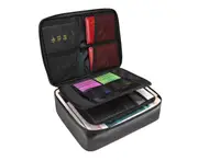 Fireproof Document Bag with Zipper Closure Fire & Water Resistant Money Bag Storage Pouch Organizer Case Home Office Travel Safe Bag for Documents Files Mo