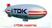 TDK Cassettes Zeppelin Sticker - 1979