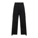[Off White] Off White-Black Cargo Pant-Uomo 46 IT