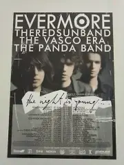 Evermore + Red Sun Band + Vasco Era + Panda Band - 2005 Australian Tour Poster