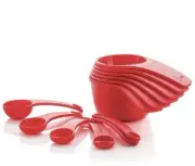 Tupperware Measuring Mates / Cups / Spoons Set Of 12 NEW