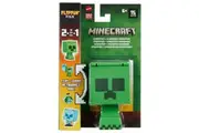 Minecraft Flippin Figs Creeper + Charged Creeper Action Figure