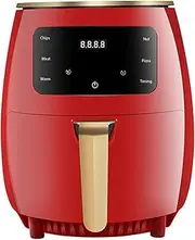 Air Fryer, 4.5 Liters Electric Hot Air Fryers for Roasting, Baking and Grilling, 8-in-1 Digital Touch Screen, Nonstick Frying Pot Oil-Less Cooker,Green Little Surprise