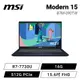 [欣亞] MSI Modern 15 B7M-090TW 星空藍 微星輕薄高效筆電/R7-7730U/16G/512G PCIe/15.6吋 FHD/W11/白色背光鍵盤