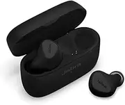 [Jabra] Elite 5 True Wireless in-Ear Bluetooth Earbuds - Hybrid Active Noise Cancellation (ANC), 6 Built-in Microphones for Clear Calls, Small Ergonomic Fit and 6mm Speakers - Titanium Black