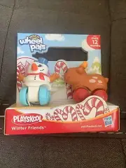 Playskool Wheel Pals Christmas Snowman & Reindeer Winter Friends Cars