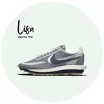 LISA 免運CLOT X SACAI X NIKE LDWAFFLE灰藍 米白橙 解構 陳冠希DH3114-001