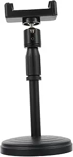 DECORNIJIA Adjustable Phone Holder for Live Streaming and Browsing Stable Design with Angle Compatible with All Mobile Devices for Video Recording and Charging