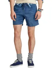 [Polo Ralph Lauren] 6.5-Inch Polo Prepster Denim Short in Blue
