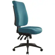 Buro Tidal High Back Fabric Chair Teal