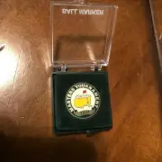 New 2007 Master's Tournament Golf Ball Marker ANGC Zack Johnson Ryder Cup PGA