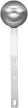 uxcell Single Measuring Spoon 4tsp (1-1/3tbsp, 20ml) Teaspoon/Tablespoon 304 Stainless Steel Single Tiny Square Bowl Measuring Spoon Long Handle Measure Scoop