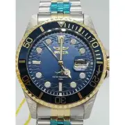 Invicta Men's 30616 Pro Diver Quartz 3 Hand Blue Dial Watch