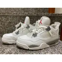 在飛比找蝦皮購物優惠-限量已絕版Nike air Jordan 4 white O