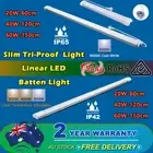 LED Batten Light 20W-60cm 40W-120cm 60W-150cm IP65 IP42 Optional