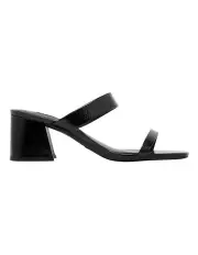 [Nine West] Gamer Heeled Sandal in Black