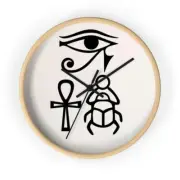 Wall Clock Ankh Third Eye