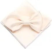 [GTLZHFXS] Bow Ties For Men 1 Set Of Men'S Pocket Square Tie Set Business Retro Bow Tie Pocket Square