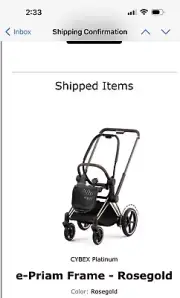 Cybex stroller, Car Seat, Seat Pack Priam Lux Carry Cot - combos newborn