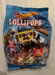 Hot Wheels Bag Of 50 Lollipops - Sealed NIB - Exp 9/30/26 *Rare*