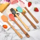 5pcs/set Colorful Silicone Spatula detachable Cake Spatula Scraper Pastry
