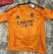 Vini Jr, Mbappe, Bellingham/ Real Madrid Away Jersey With La Liga Patch Size M&L